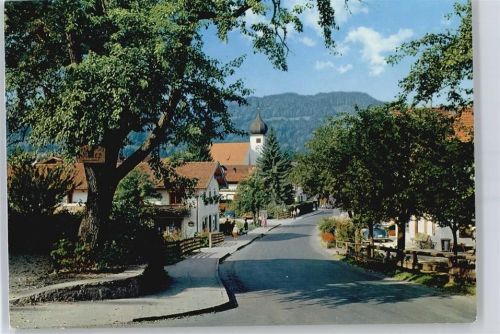 Bad Feilnbach gel. 11.08.72, Kirche, Strassenansicht