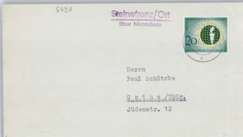 Steinefrenz Landpoststempel
