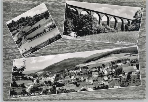 Hetzbach Schwimmbad Panorama Brücke