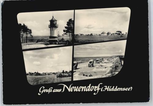 Insel Hiddensee Leuchtturm, Strand