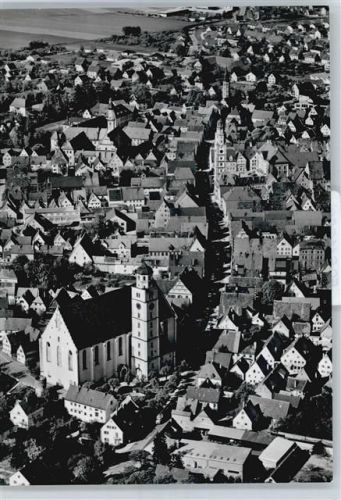 Lauingen Fliegeraufnahme, Martinsmünster, Schimmelturm