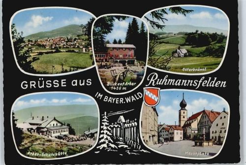 Ruhmannsfelden Arber, Marktplatz, Osterbrünnl