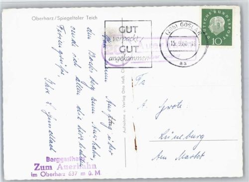 Auerhahn Landpoststempel