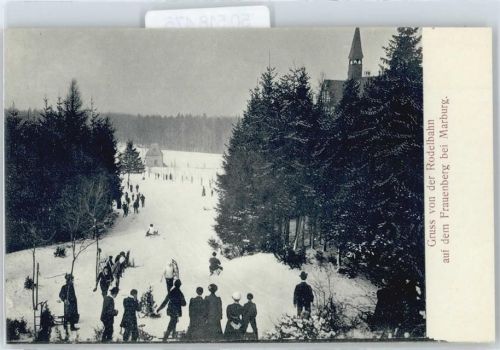 Frauenberg Schlitten, Rodelbahn