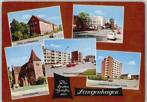 Langenhagen Alters- und Pflegeheim, Kirche, Hindenburgstraße, Walsroder Straße