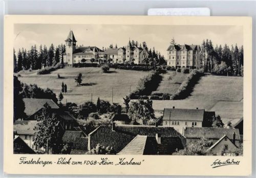 Finsterbergen Blick zum FDGB-Heim Kurhaus