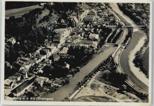 83308 W8223 Trostberg - Fliegeraufnahme