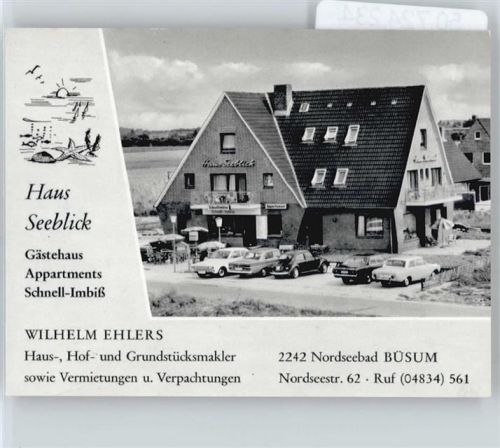 Büsum Pension, Appartments, Schnell-Imbiß Haus Seeblick, Kalender