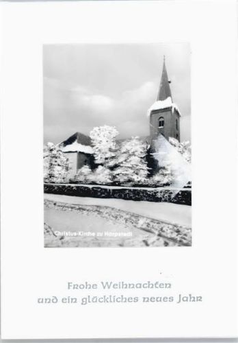 Harpstedt Kirche, Weihnachtskarte