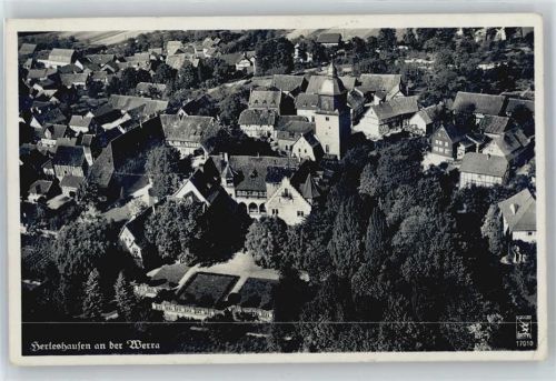 37293 W3443 Herleshausen - Fliegeraufnahme