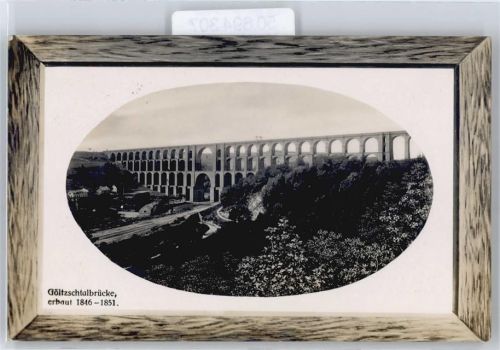 Mylau 1911 Göltzschtalbrücke