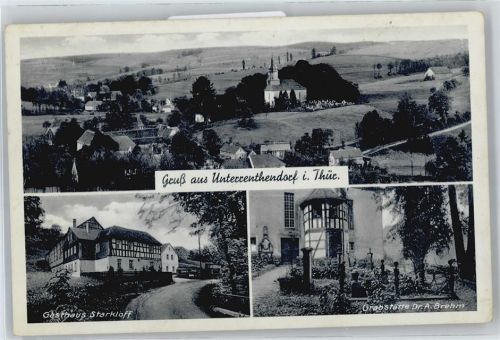 Renthendorf Gasthaus Starklöff, Grabstätte Dr. A. Brehm