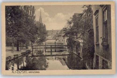 Erfurt Kreuzsand, Fluss