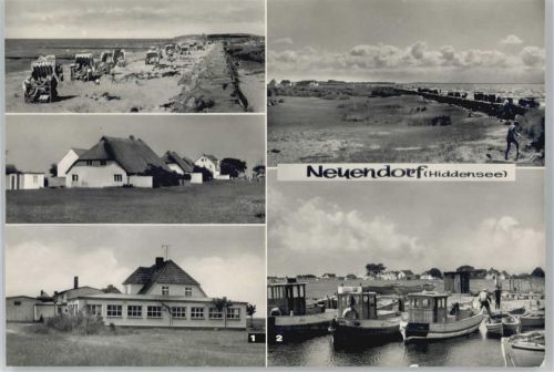 Insel Hiddensee Cafe Stranddistel, Hafen