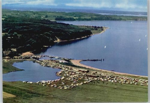 Langballigau Fliegeraufnahme, Campingplatz