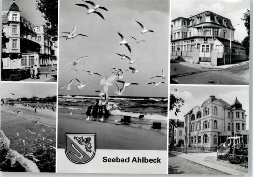Ahlbeck FDGB-Erholungsheime Bernhard Göring Strandschloss und Max Kreuziger