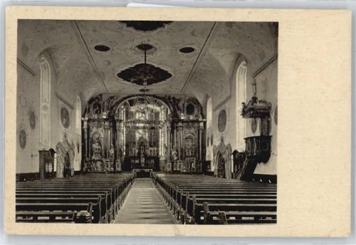 79341 W7832 Kenzingen - Stadtkirche innen