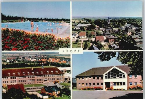 Kropp Schwimmbad, Siedlung