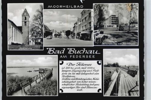 Bad Buchau Kirche, Federsee, Kursanatorium, Kuranlagen