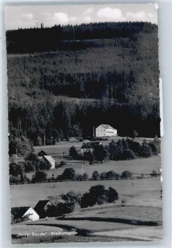 Bischofsgrün gel. 22.08.1958, Pension und Restaurationsbetrieb "Hoyer-Baude"
