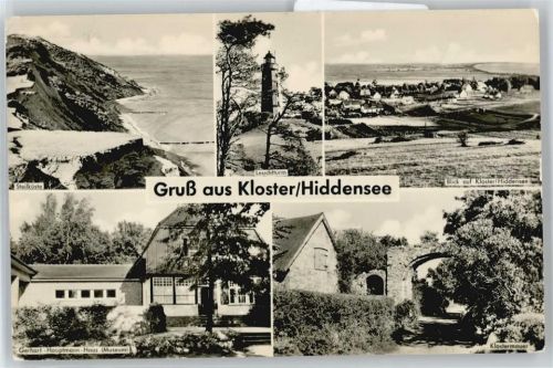 Kloster Gesamtansicht, Leuchtturm, Gerhart-Hauptmann-Haus, Klostermauer AKU2