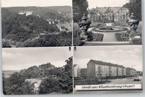 38889 O3720 Blankenburg (Harz) - Schloss, Burgruine, Siedlung