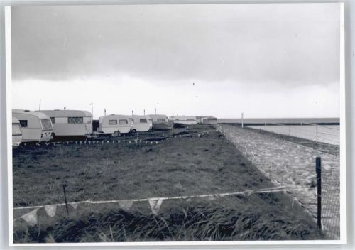 Tossens Foto mit Negativ, Campingplatz