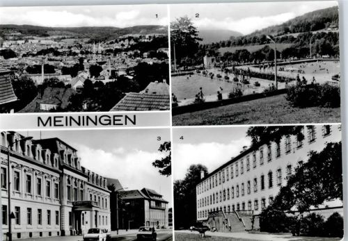 Meiningen Schwimmbad, August-Bebel-Straße, Schloß Elisabethenburg