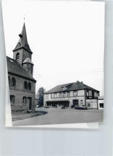 Ströhen Foto mit Negativ, Geschäft, Kirche