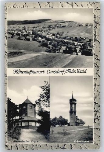 Cursdorf Fröbelturm, Meuselbacher Kuppe