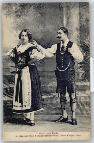 Schuhplattler Gustl und Kathl
