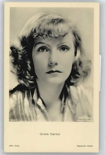 Garbo, Greta , Ross No. 6213/2
