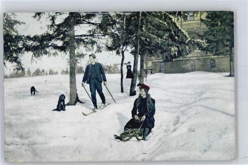Apolda Wintersport, Rodeln, Skifahrer