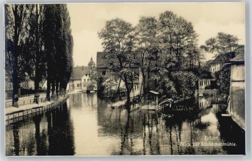 Erfurt Blick zur Schildchenmühle