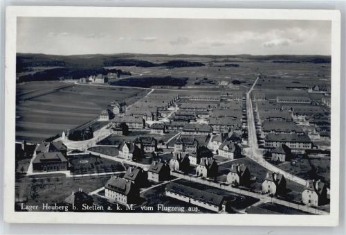 Stetten Fliegeraufnahme, Lager Heuberg