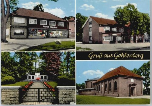 Gehlenberg Handlung, Kirche, Denkmal