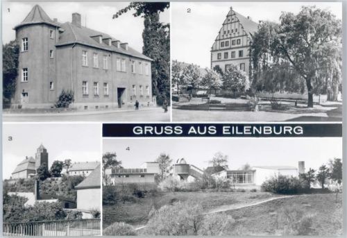 Eilenburg Postamt, Rathaus, Sternwarte Juri Gargarin