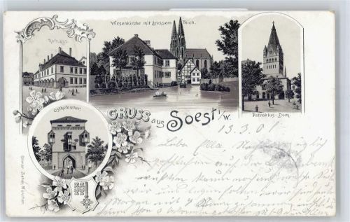 Soest Osthofentor, Dom, Rathaus, Wiesenkirche, Großer Teich