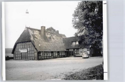 Kirchseelte Foto mit Negativ, Gaststätte Dreimädelhaus