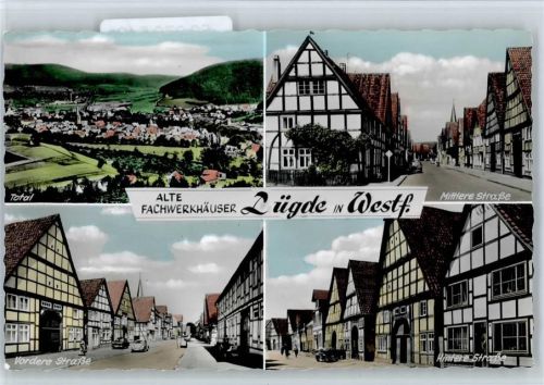 Lügde vordere Strasse , mittlere Strasse