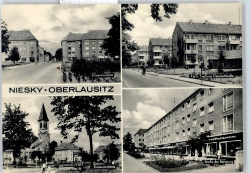 Niesky Zinzendorfplatz, AWG-Siedlung Gendorfstraße, Straße der Befreiung
