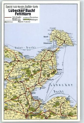Fehmarn Karte Lübecker Bucht