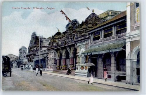 Hindu Temple, Colombo, Ceylon