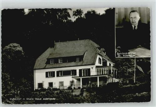 Rhöndorf Adenauer Haus, Bild Adenauer