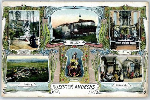 Andechs Kloster, Elisabethenbrünnlein, Erling, Bräustübl, Madonna, Altar