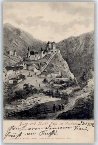 Hals Burg und Markt im Mittelalter