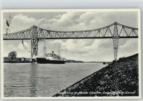 Rendsburg Hochbrücke Kaiser-Wilhelm-Kanal Dampfer