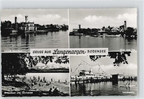 Langenargen Schloß Montfort Strandbad Landestelle