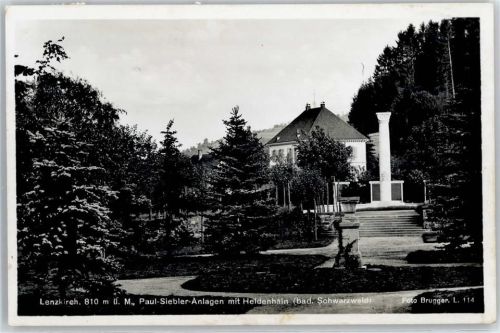 Lenzkirch Paul-Siebler-Anlagen, Heldenhain