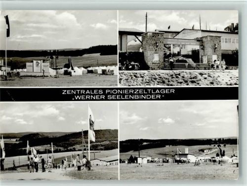 Pionierzeltlager "Werner Seelenbinder" Foto AK